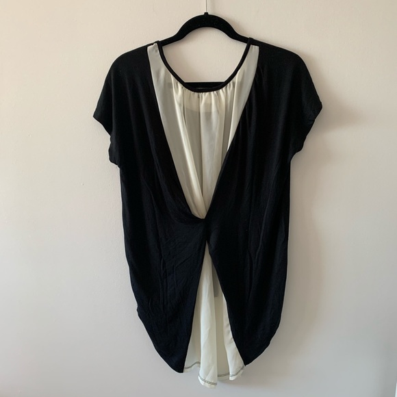 Seductions t-shirt size large pocket sheer back - Picture 2 of 2